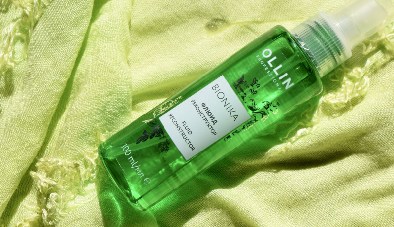 Флюид Ollin для блеска волос